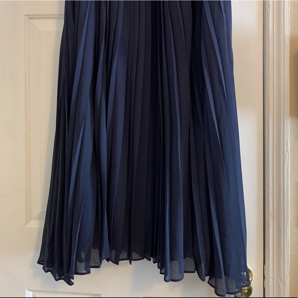 Dainty Jewell’s Pleated Skirt Navy - Picture 3 of 3